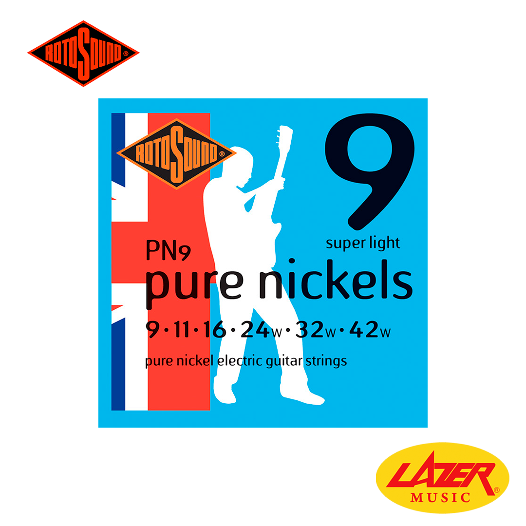 Rotosound Pure Nickels Light Electric Guitar Strings